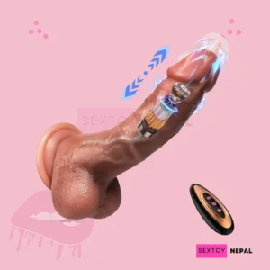Realistic Thrusting + Vibrating Dildo (1)