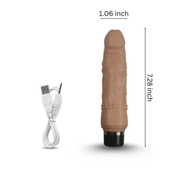 7 Inch Realistic Dildo Vibrator | Female Sex Toy - Image 3