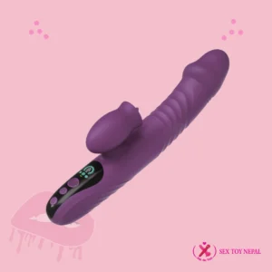 JIUUY Dream Stick Thrusting Vibrator + Sucking and Licking