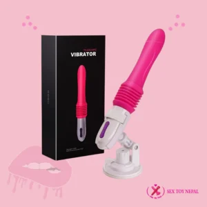 Sex Machine Telescopic Dildo Vibrator Automatic Thrusting G-Spot Massager