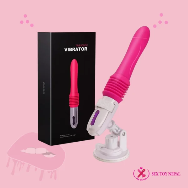 Sex Machine Telescopic Dildo Vibrator Automatic Thrusting G-Spot Massager