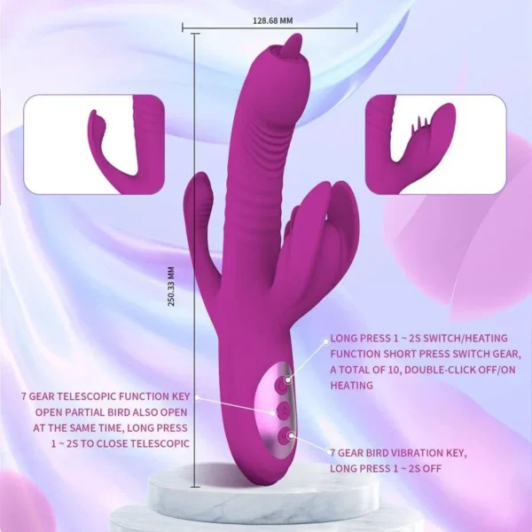 Telescopic Vibrator Clitoris and G-spot Stimulator 3