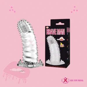 Brave Man Vibrating Sleeve Reusable condom